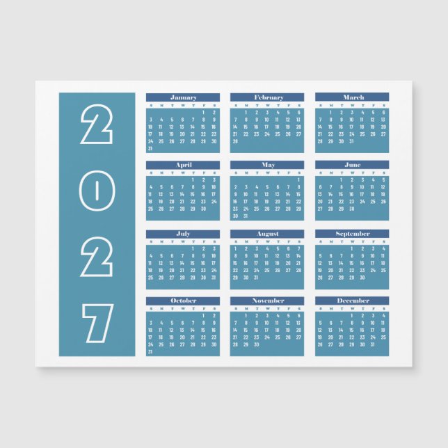 Calendario 2027 (Anverso)