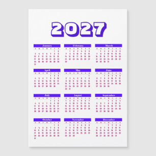 Calendario 2027