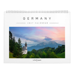 Calendario 2027 Alemania naturaleza y paisaje foto de arte