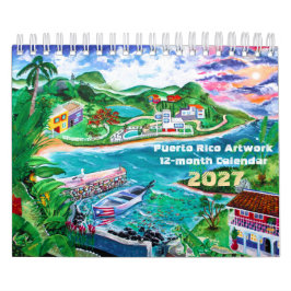 Calendario 2027 Arte de Puerto Rico 