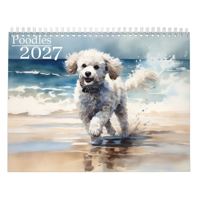 Calendario 2027 Caniches  (Tapa)