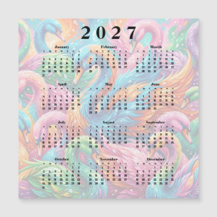 Calendario 2027 Cisnes