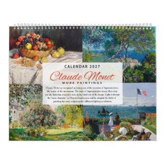 Calendario 2027 - Claude Monet 2 - Impresionismo