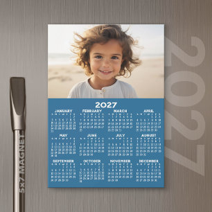 Calendario 2027 con Foto - Tarjeta Magnética del A