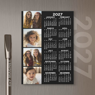 Calendario 2027 con Tarjeta Magnética de Collage d