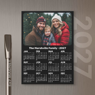 Calendario 2027 con texto personalizado y foto Tar