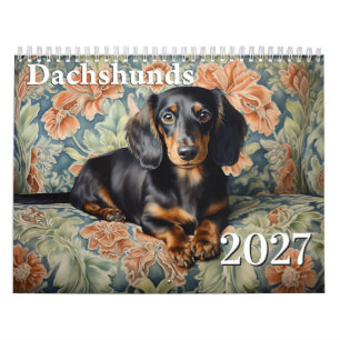 Calendario 2027 Dachshunds