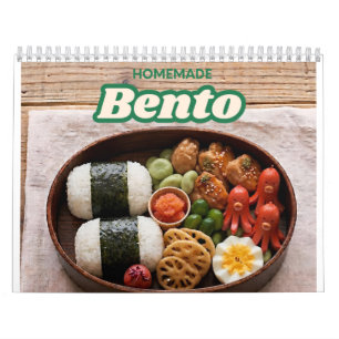 Calendario 2027 de Arte de Comida Japonesa Bento C