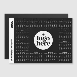 Calendario 2027 de color personalizado con marca c