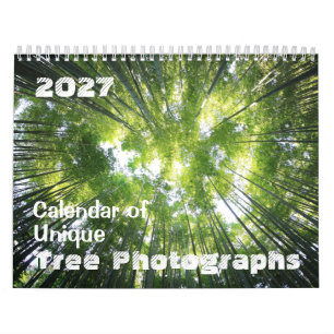 Calendario 2027 de Fotografías Únicas de Árboles P