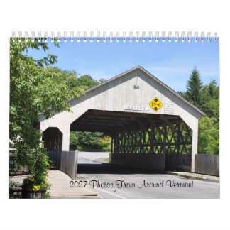 Calendario 2027 de Fotos de Vermont