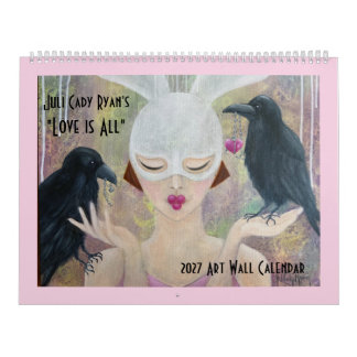 Calendario 2027 El amor es todo arte caprichoso