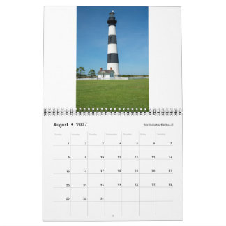 Calendario 2027: Faros de Carolina del Norte Med