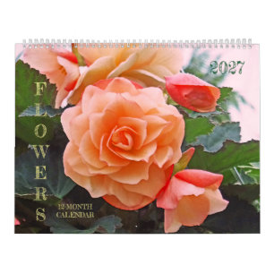 CALENDARIO 2027 / "FLORALES"