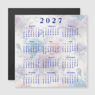 Calendario 2027 Flores