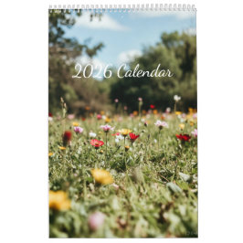 Calendario 2027 Flowers Calendar (Images created by Grok)
