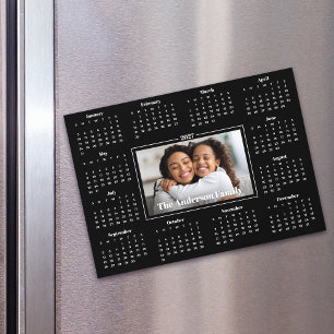 Calendario 2027 Foto Familiar Personalizada Imán N