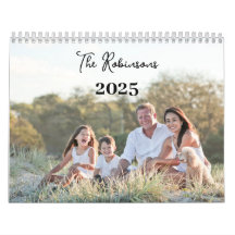 2027 Foto Familiar Sentimental Moderno Elegante