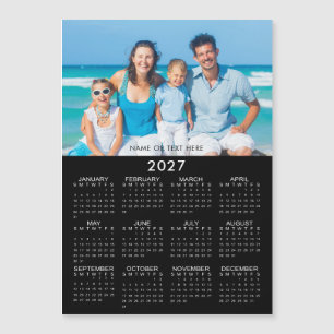 Calendario 2027 Foto Magnético Personalizado