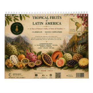 Calendario 2027 Frutas tropicales Latinoamérica