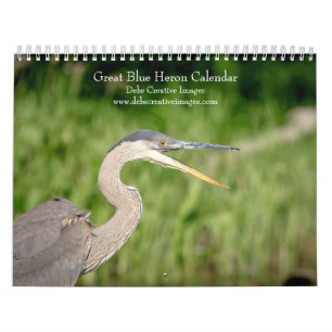 Calendario 2027 Garzas Azules   Vida Silvestre de Humedales