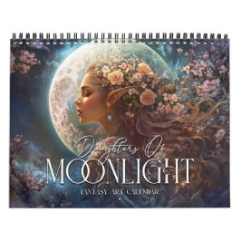 Calendario 2027 Hijas De La Fantasía Del Claro De Luna Arte
