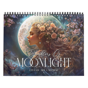 Calendario 2027 Hijas De La Fantasía Del Claro De Luna Arte