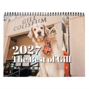 Calendario 2027 Lo Mejor de Gill Golden Retriever