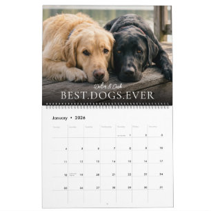 Calendario 2027 Mejores Perros Crea Tu Propia Foto Mascota