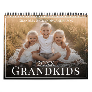 Calendario 2027 Nietos Foto personalizada Nietos