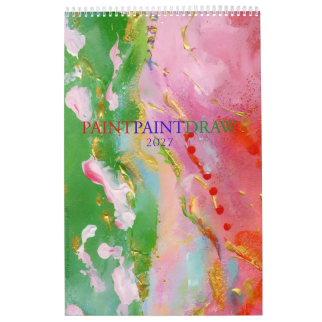 Calendario 2027 PAINTPAINTDRAW (Tapa)