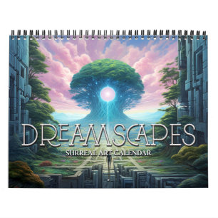 Calendario 2027 Paisajes de Sueños 3 Arte Visionario Surreali
