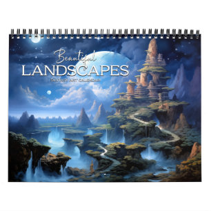 Calendario 2027 Paisajes Hermosos 5 Paisajes Nocturnos de Fan