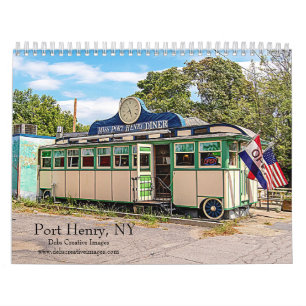 Calendario 2027 Port Henry, Nueva York Lago Champlain