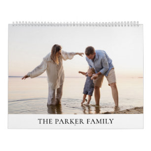 Calendario 2027 Regalo de fotos personalizadas de familia