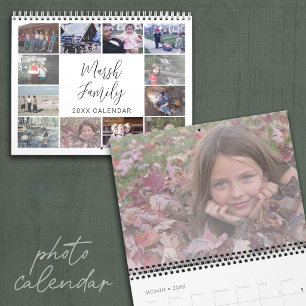 Calendario 2027 Simple Modern Personalizado Foto - 13 Imágene