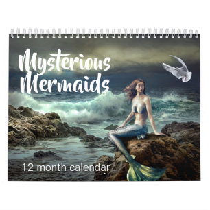 Calendario 2027 Sirenas Misteriosas Fantasía