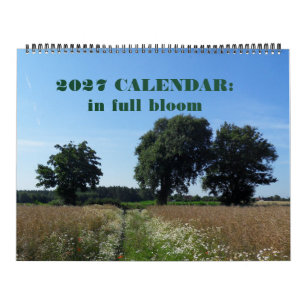 Calendario 2027: un año en flor