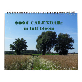 Calendario 2027: un año en flor