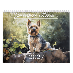 Calendario 2027 Yorkshire Terriers