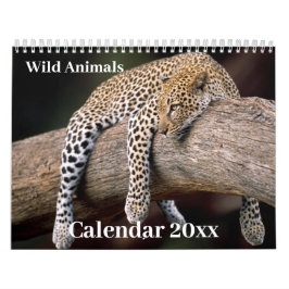 Calendario 20xx - Animales salvajes