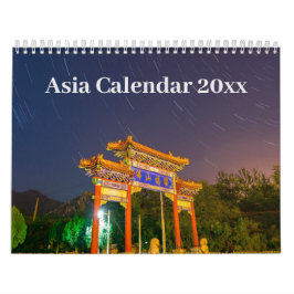 Calendario 20xx - Asia