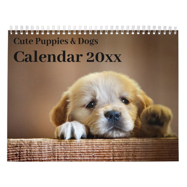 Calendario 20xx - Cachorros y perros (Tapa)