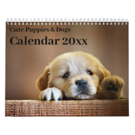 Calendario 20xx - Cachorros y perros
