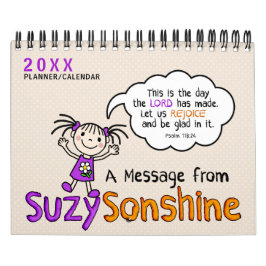 Calendario 20XX Escrituras Biblias Inspiradoras de JOY Planne