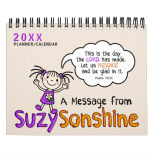 Calendario 20XX Escrituras Biblias Inspiradoras de JOY Planne