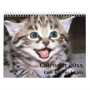 Calendario 20xx - Gatitos y Gatos Adorables