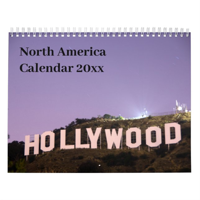 Calendario 20xx - Norteamérica (Tapa)