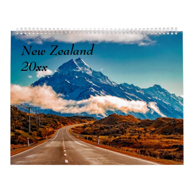 Calendario 20xx - Nueva Zelanda (Tapa)