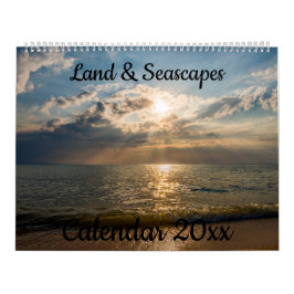 Calendario 20xx - Paisajes Terrestres y Marinos